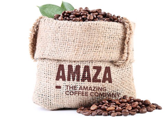 Coffee bag of Amaza, the amazing coffee company